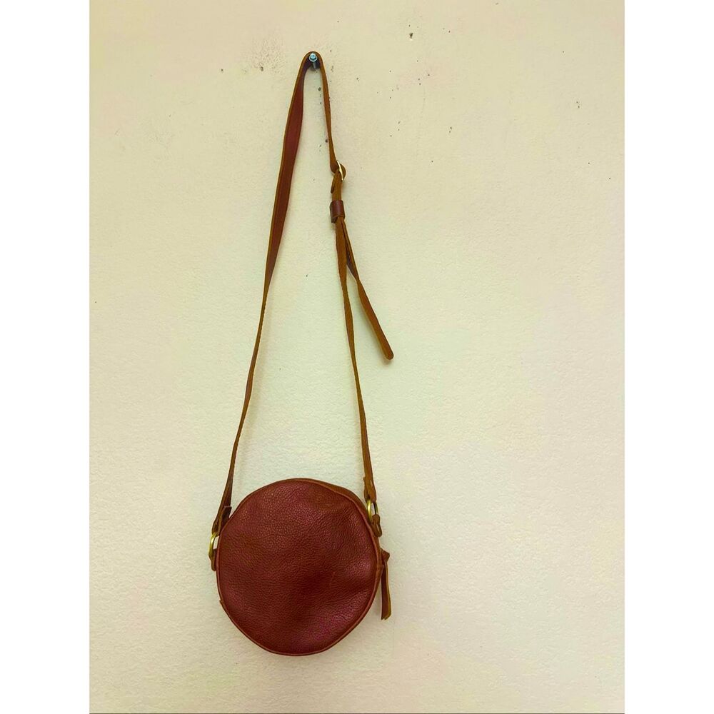 Portland Leather Goods Circle Crossbody Bag
